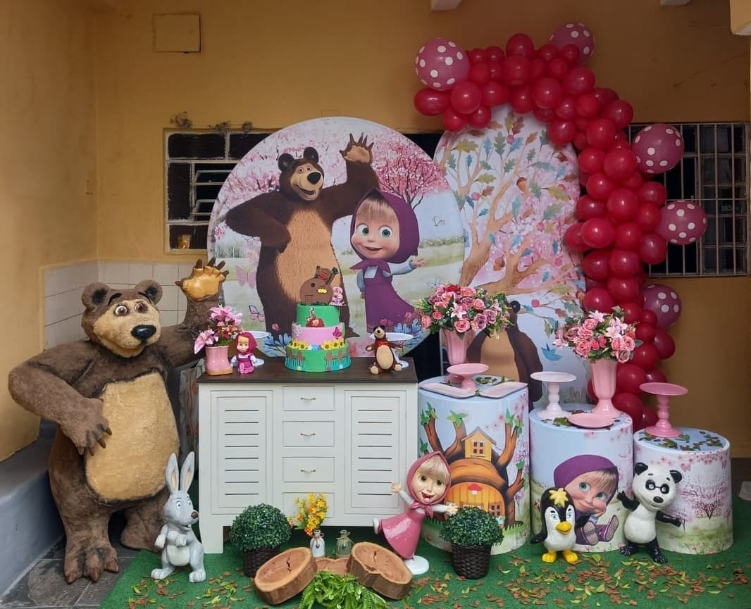 Festejante Mundo M Gico Decora Es Decora O Masha E O Urso