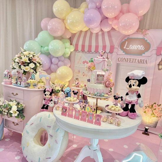 Decoração confeitaria da Minnie