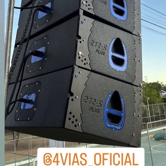 Sistema de som line array subwoofer caixa de som amplificadores de potência