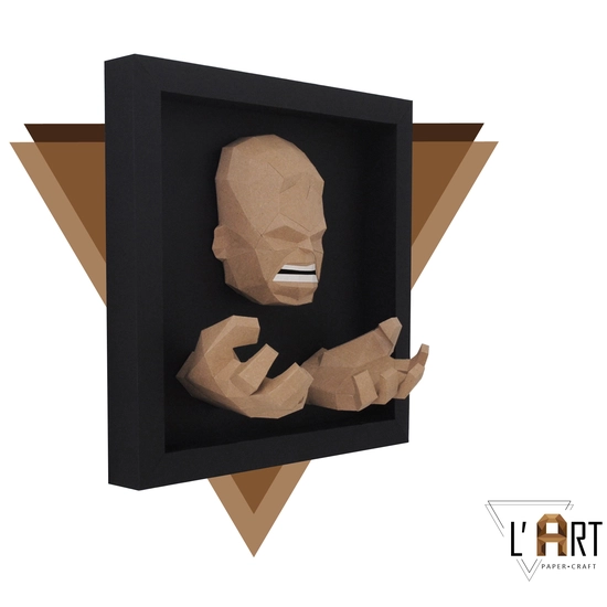 Quadro Hulk Papercraft