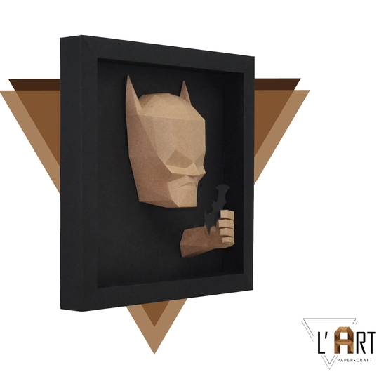 Quadro Batman Papercraft