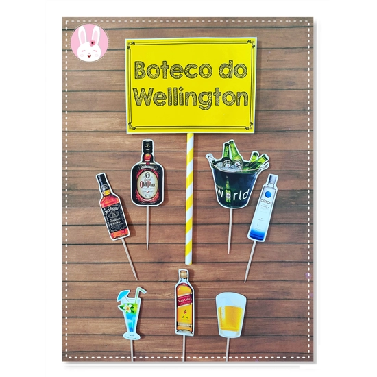 TOPO DE BOLO BOTECO