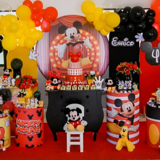 Decoração Luxo Mickey Mouse