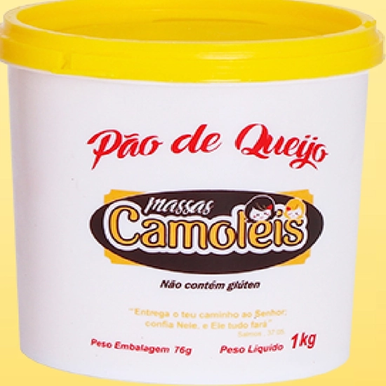 Massa Fresca de Pão de Queijo, pote 1kg resfriado