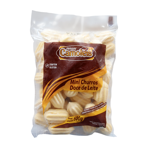 Mini Churros de Doce de Leite, pacte com 600g