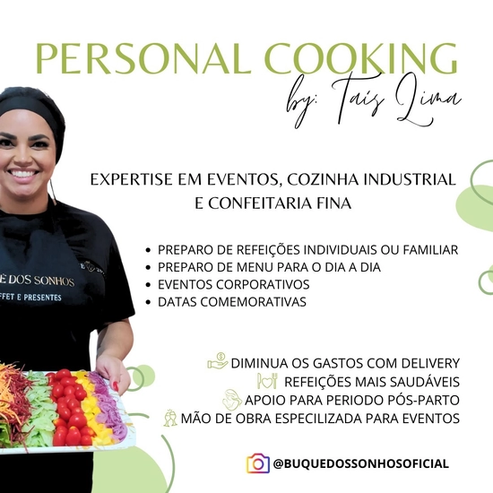 Personal Cooking e Marmitaria Personalizada