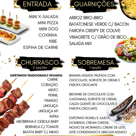 BUFFET DE CHURRASCO A DOMICILIO