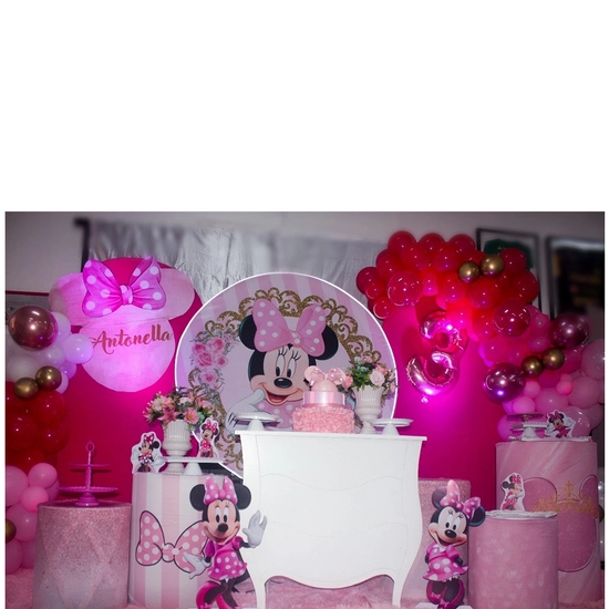 Decoração Minnie Rosa