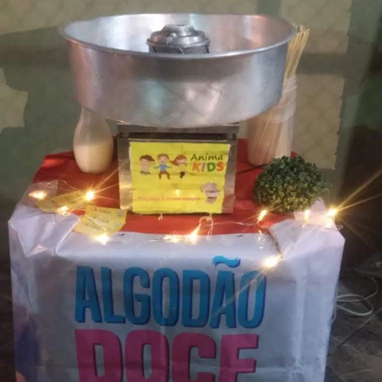 Estação de Algodão doce e pipoca