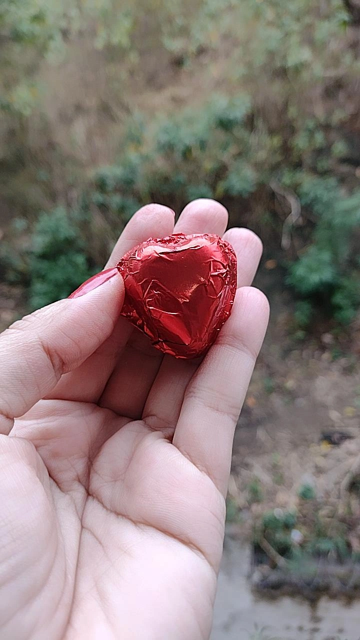 Mini trufas de coração