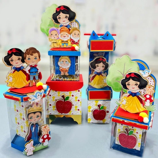 Kit Personalizados Vitrine Branca de Neve